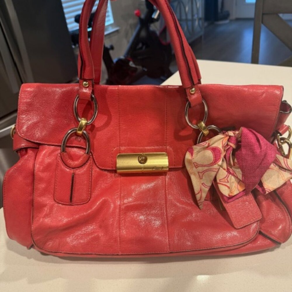 Coach Kristin Flap Satchel (L1098-16819)